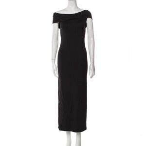 Bumpsuit Off the Shoulder black dress